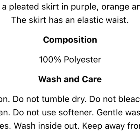 Colorful Pleated Skirt by Molo. Euro 158 - Picture 4 of 5